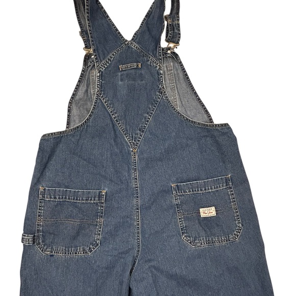 Old Navy Women’s Denim Blue Jean Bib Overalls L - Picture 4 of 12